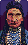 Portrait artwork of Chief Joseph